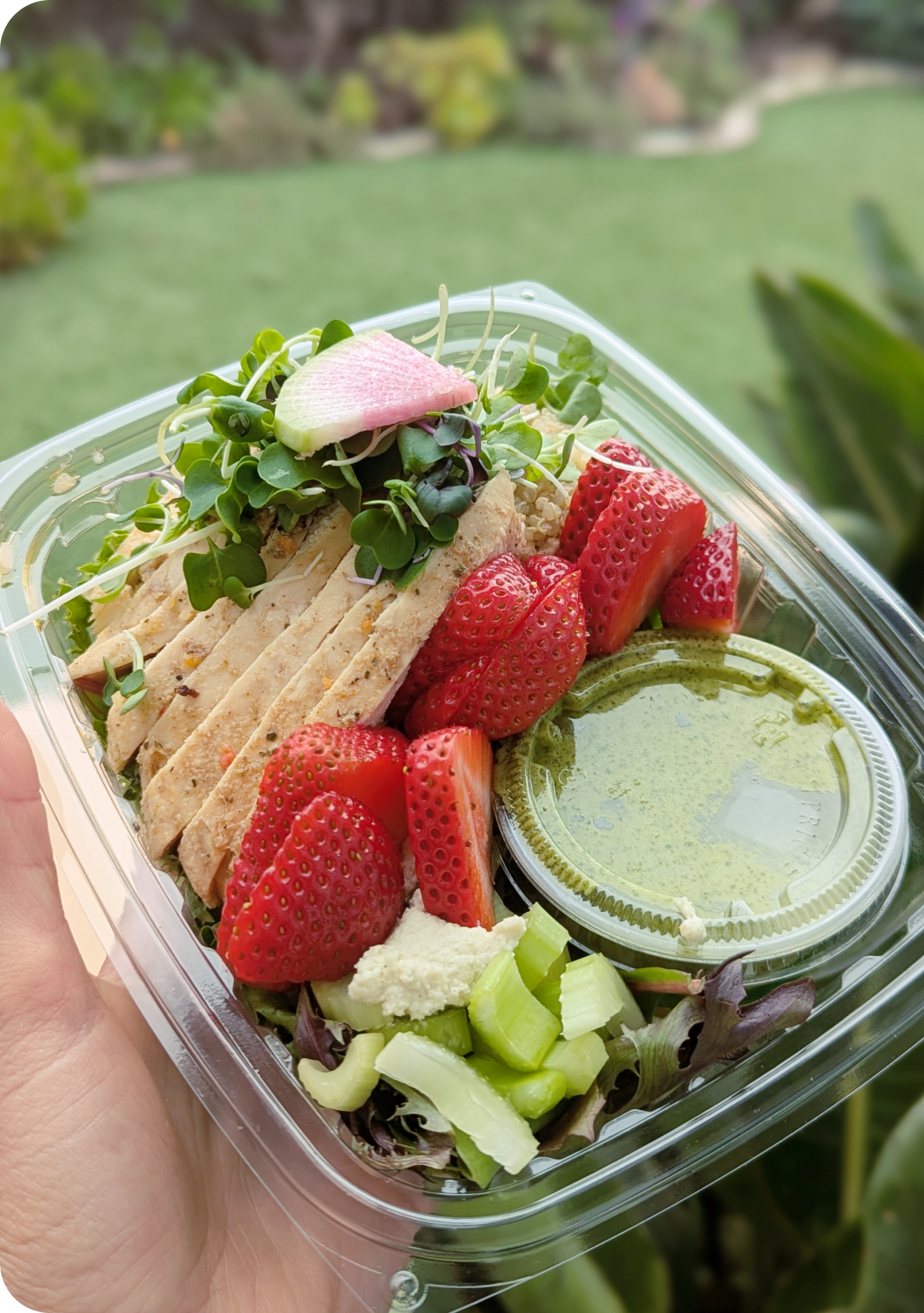 Strawberry Pistachio Market Salad